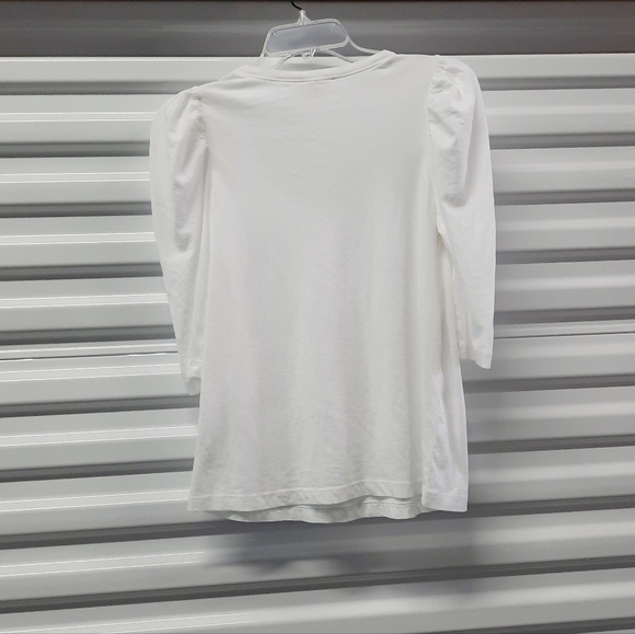 Treasure & Bond Women's Top Size XS Extra Small White Pullover Casual Blouse - Picture 2 of 6